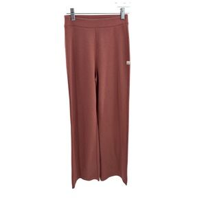 Vuori Wide Leg Pants in Dusty Rose